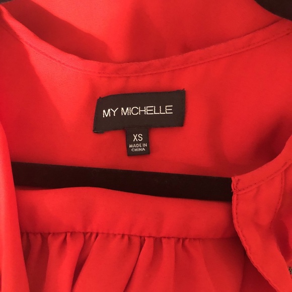 My Michelle red long shirt - Picture 2 of 2